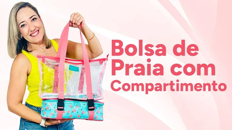 Projeto Bolsa de Praia com Compartimento