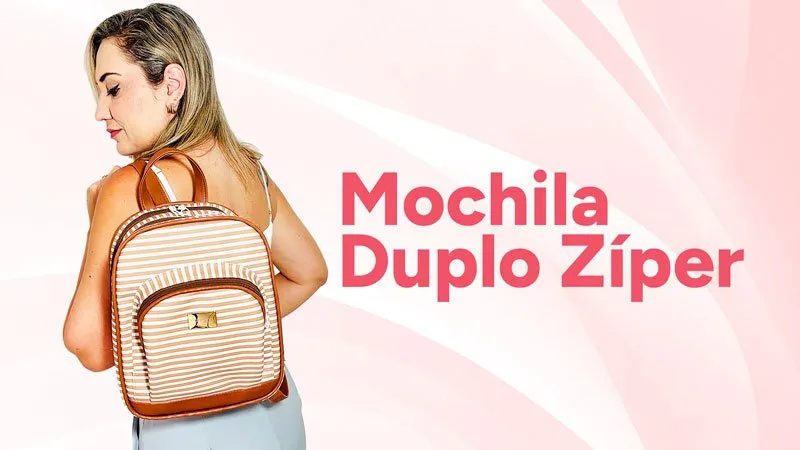 Projeto Mochila Duplo Zíper